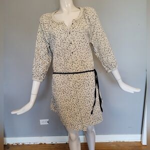Scotch And Soda Star Print Dress With Braided Belt, VGUC, Size S